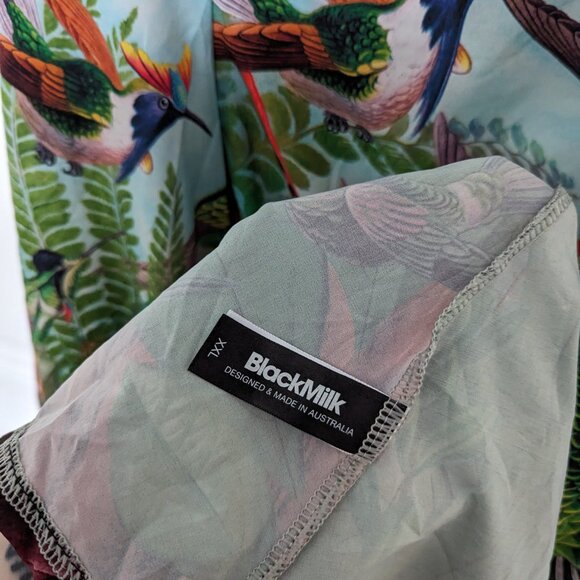 Black Milk Birds of Paradise evil v dress XXL - Picture 3 of 3